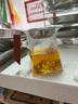 憶壺茶（YIHUTEA）玻璃公道杯帶過(guò)濾網(wǎng)茶漏套裝茶具配件茶海分茶器加厚功夫茶杯大號(hào) 山底公杯350ml+茶漏 曬單實(shí)拍圖