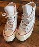 匡威（Converse）1970s 經典三星標高幫鞋情侶運動鞋學生鞋休閑帆布鞋男女鞋多巴胺 162056C 白高 43 /9.5 曬單實拍圖