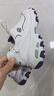 斯凱奇（Skechers）女鞋秋冬小白熊休閑鞋子厚底增高百搭運動(dòng)軟底老爹鞋99999863 白色/海軍藍色/WNV 38 曬單實(shí)拍圖
