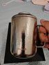 容山堂純鈦馬克杯泡茶杯茶水分離茶缸辦公室水杯茶杯男款個(gè)人專用鈦杯 純鈦雙層辦公杯-寶悅 350ml 1只 曬單實(shí)拍圖