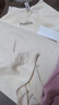 森馬（Semir）短袖t恤女寬松涼感上衣夏裝可愛刺繡印花圓領(lǐng)百搭正肩修身套頭衫 N款-白咖色調(diào)00315 L /165/88A 曬單實拍圖