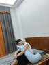 京嚴(yán)抱枕睡覺夾腿長條抱睡枕床上側(cè)睡夾腿枕專用女生冰涼冰絲可拆洗男 夏涼冰絲-天藍(lán)色【助眠舒睡】大冬瓜睡覺 含枕芯 110*50*15·大號【舒服安睡一整晚】 曬單實(shí)拍圖