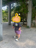 嘟嘟家童裝男童純棉套裝夏季短袖兒童T恤潮女童短褲夏裝寶寶上衣 紫色90 曬單實(shí)拍圖