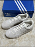 adidas「面包鞋」COURTIC經(jīng)典運動(dòng)板鞋男女阿迪達斯官方三葉草 灰色/白色   37 曬單實(shí)拍圖