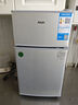 奧克斯小冰箱家用小型迷你冷藏冷凍兩用出租房宿舍用節(jié)能省電寢室辦公室電冰箱 【熱賣款 升級凈化去味】22A126DW銀 曬單實(shí)拍圖