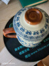青花汝窯茶杯水杯陶瓷帶蓋茶水分離可定制送禮家用高檔辦公馬克杯 汝窯青花-辦公杯 曬單實拍圖