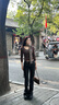 啄木鳥（TUCANO）時(shí)髦風(fēng)豹紋玫瑰花絲巾女春夏新款復(fù)古百搭裝飾薄款小領(lǐng)巾護(hù)頸圍巾 豹紋 可拆卸玫瑰花 曬單實(shí)拍圖