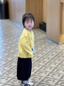 巴拉巴拉balaOne寶寶毛衣兒童線衫男童2025新款冬裝女童毛衫萌趣 黃色00333 100 曬單實拍圖
