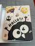 QBOSS適用ipad11/10保護(hù)套Air7/6/5帶筆槽蘋果9/8/7代平板保護(hù)殼Pro任意旋轉(zhuǎn)11寸防摔2025新5/6卡通毛球 曬單實(shí)拍圖
