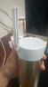 米家玻璃杯 雙層帶茶隔水杯 耐高溫泡茶杯  加厚透明杯子400mL 珍珠白 曬單實拍圖