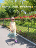 絲柏舍【明星同款】A字掛脖裙2025夏裝新款女裝暈染印花連衣裙 曬單實(shí)拍圖