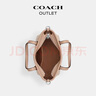 蔻馳（COACH）【禮物】奧萊女士經(jīng)典標(biāo)志CITY迷你托特包單肩斜挎包手提包c(diǎn)ity15 SV/沙黃色/灰褐色 曬單實(shí)拍圖
