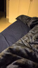 野獸派家居（tbh）床上四件套都市野獸黑豹法蘭絨加厚保暖床品套件冬 暗夜豹紋床笠款-適用1.8米床 曬單實(shí)拍圖