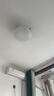 美的（Midea）風(fēng)扇燈餐廳吊扇燈led臥室燈隱形扇葉遙控三防燈具熟睡風(fēng)包安裝 曬單實(shí)拍圖