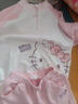 戴維貝拉（DAVE＆BELLA）【 Hello.Kitty聯(lián)名】女童套裝兒童衣服秋裝新款衛(wèi)衣長(zhǎng)褲兩件套 琥珀粉【現(xiàn)貨】 120 cm（建議身高110-120cm） 曬單實(shí)拍圖