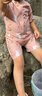 尼多熊寶寶泳衣兒童泳衣褲男寶女寶游泳衣a類連體2歲3歲嬰童 曬單實拍圖