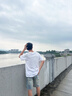 吉普（JEEP）【經(jīng)典百搭】牛仔短褲男士夏季褲子薄款五分褲復(fù)古寬松直筒牛仔褲 曬單實(shí)拍圖