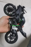 華一川崎H2R機車(chē)摩托車(chē)合金模型玩具仿真 超大號收藏級擺件男孩禮物 1:9川崎H2R 賽道版 曬單實(shí)拍圖