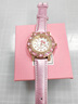 蕉遲 兒童手表女孩時(shí)尚防水石英表卡通可愛(ài)公主粉KT貓小學(xué)生考試手表 粉色KT貓 備用電池 曬單實(shí)拍圖