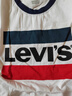 Levi's李維斯夏季男童短袖T恤時(shí)尚百搭童裝經(jīng)典三色標純棉半袖上衣 奶白 160 /76 【建議身高152-158cm】 曬單實(shí)拍圖