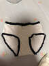 Ordifen5條女士?jì)妊澟兠薏c(diǎn)少女感抑菌全棉襠不夾臀三角短褲 曬單實(shí)拍圖
