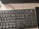 羅技（Logitech）MK120 鍵鼠套裝 有線鍵鼠套裝 辦公鍵鼠套裝 電腦鍵盤 USB即插即用 全尺寸 黑色 曬單實(shí)拍圖