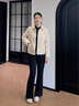 波司登25年鵝絨羽絨服女士秋冬輕薄翻領(lǐng)寬松短款商務(wù)通勤百搭外套 曬單實(shí)拍圖