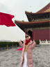 東北哈爾濱旅游防寒保暖鵝絨羽絨服男女士長(zhǎng)款加厚中長(zhǎng)羽絨衣外套 柔霧粉白鵝絨 男女同款 M 充線量300克110斤-125斤 曬單實(shí)拍圖