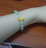 老鳳祥蓮花手鏈女和田玉S925銀轉(zhuǎn)運(yùn)珠手串生日七夕情人節(jié)禮物送女友老婆 曬單實(shí)拍圖