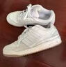 阿迪達(dá)斯 （adidas）FORUM低幫籃球鞋板鞋小白鞋男女阿迪達(dá)斯官方三葉草 米白色 40.5 曬單實(shí)拍圖