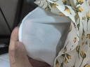哥弟真的好（GIRDEAR）女裝氣質V領抽繩收腰荷葉袖碎花連衣裙A500242 杏花 M (3碼) 曬單實拍圖