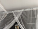夢(mèng)多福u型滑軌道大學(xué)生宿舍床簾上下鋪蚊帳一體式護隱私強遮光寢室窗簾 奶咖丨五面全包+帳紗+可升降支架 190cm*90cm 可調高100-140cm 曬單實(shí)拍圖