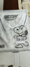 史努比（SNOOPY）童裝兒童T恤男女童運(yùn)動POLO衫中大童休閑上衣 綠徽章-花灰  150 曬單實(shí)拍圖