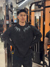 MUSCLEDOG肌肉狗 2025秋季新品運動(dòng)長(cháng)袖T恤男美式肌理寬松訓練服健身上衣黑色（現貨）XL 曬單實(shí)拍圖