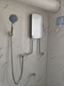 志高（CHIGO）即熱式電熱水器6500W電熱水器小廚寶家用集成洗澡免儲(chǔ)水多功率可調(diào)防漏電 銀色 KBR-B65 曬單實(shí)拍圖