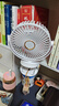 卡培登USB小風扇/電風扇/小電扇 便攜迷你手持夾子充電小風扇 辦公室宿舍桌面戶外6英寸 白色 曬單實拍圖