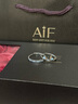 AIF夜光貓魚之戀銀情侶戒指情侶對戒鐘久久輕奢高級感生日禮物送女友 貓魚之戀對戒+品牌禮盒/可刻字 曬單實拍圖