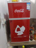 可口可樂（Coca-Cola）冰箱一級能效68L雙開門小型冰箱冷藏冷凍兩用小冰箱戶外家居用品 曬單實(shí)拍圖