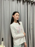 MJ STYLE純棉長袖T恤打底衫女2025早秋女裝新款甜美簡約親膚舒適內(nèi)搭上衣 曬單實(shí)拍圖