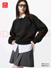 優(yōu)衣庫女裝短衛衣/運動(dòng)衫套頭衫479602 09 黑色 L /160/88A 曬單實(shí)拍圖