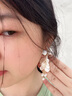 伊燦日韓貝殼流蘇仿珍珠耳環(huán)小眾設(shè)計(jì)感高級(jí)耳釘2025新款爆款氣質(zhì)耳飾 日韓貝殼流蘇珍珠耳環(huán) 曬單實(shí)拍圖