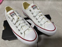 匡威（Converse）官方All Star經(jīng)典帆布男女低幫休閑運動小白鞋101000 101000/白色 37.5 曬單實拍圖