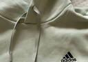 adidas情侶款寬松抓絨圓領(lǐng)長(cháng)袖衛衣套頭衫男女秋季阿迪達斯輕運動(dòng) 淺綠   L 曬單實(shí)拍圖