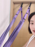 翰品德國品質(zhì)空中瑜伽繩家用下腰訓練器伽倒立拉力繩掛門上瑜伽伸展 瑜伽吊繩紫 曬單實拍圖