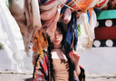 民族風(fēng)披肩女新疆波西米亞風(fēng)云南大理旅游外搭復(fù)古氛圍感披風(fēng)斗篷 波西米亞風(fēng)-紅色-150*130cm 曬單實(shí)拍圖