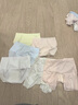 OVE女童內(nèi)褲不夾屁屁夏季薄款兒童三角褲冰絲無痕中大童女孩寶寶短褲 萌奇款：粉+黃+白+藍【4件裝】 140 (高130-140cm 50-63斤) 曬單實拍圖