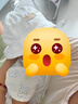 乖奇熊嬰兒夏季薄款漁夫帽子防曬遮陽帽寶寶盆帽外出太陽帽竹纖維 曬單實(shí)拍圖