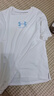 安德瑪（Under Armour）男女童休閑戶外寬松印花圓領(lǐng)短T童裝短上衣252320305 白色 160 曬單實拍圖