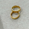中國(guó)黃金（CHINA GOLD）黃金對(duì)戒足金愛(ài)心指紋戒指男女訂婚結(jié)婚情侶戒指送女友七夕禮物 【一對(duì)約13.96g】愛(ài)心指紋對(duì)戒 曬單實(shí)拍圖