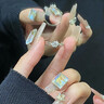 芯奢輕奢S925純銀戒指女表白求婚戒子尾戒指中秋情人節送女朋友禮物 摯愛(ài)戒指 曬單實(shí)拍圖
